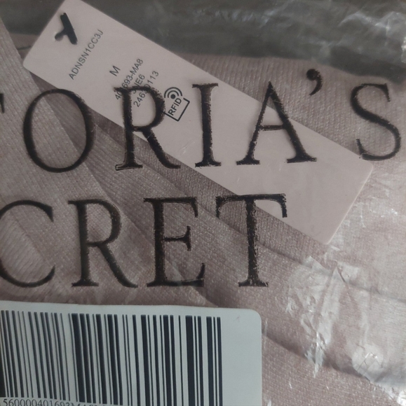 NEW VICTORIA'S SECRET TWIST BACK SWEATER & JOGGERS HEATHER WINTER ROSE PINK SET - Picture 9 of 10